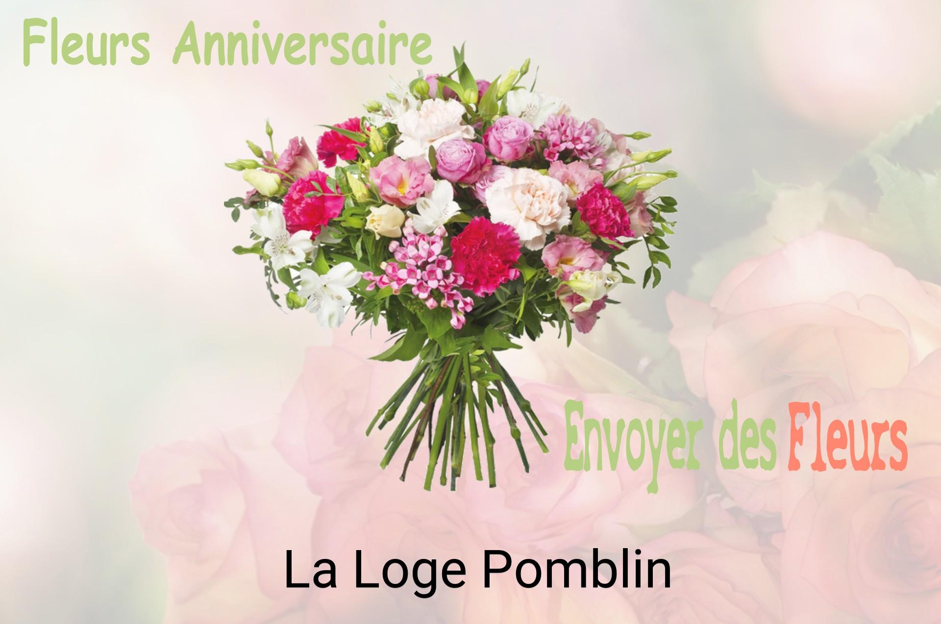 Bouquet de fleurs d’anniversaire livré à La Loge-Pomblin