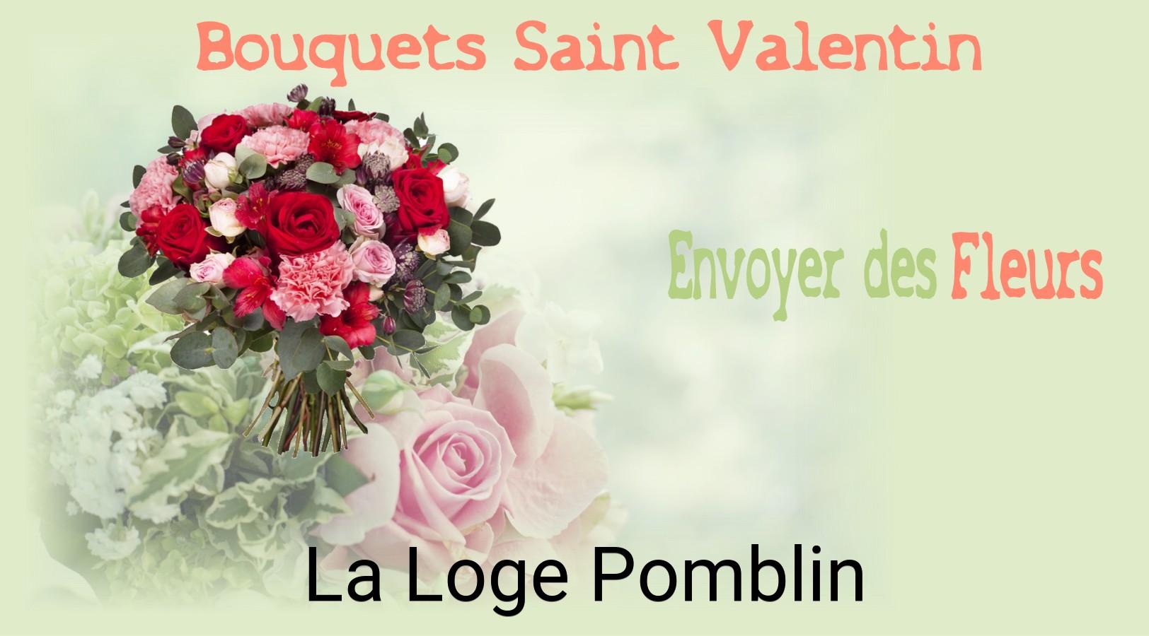 Roses de Saint-Valentin livrées à La Loge-Pomblin